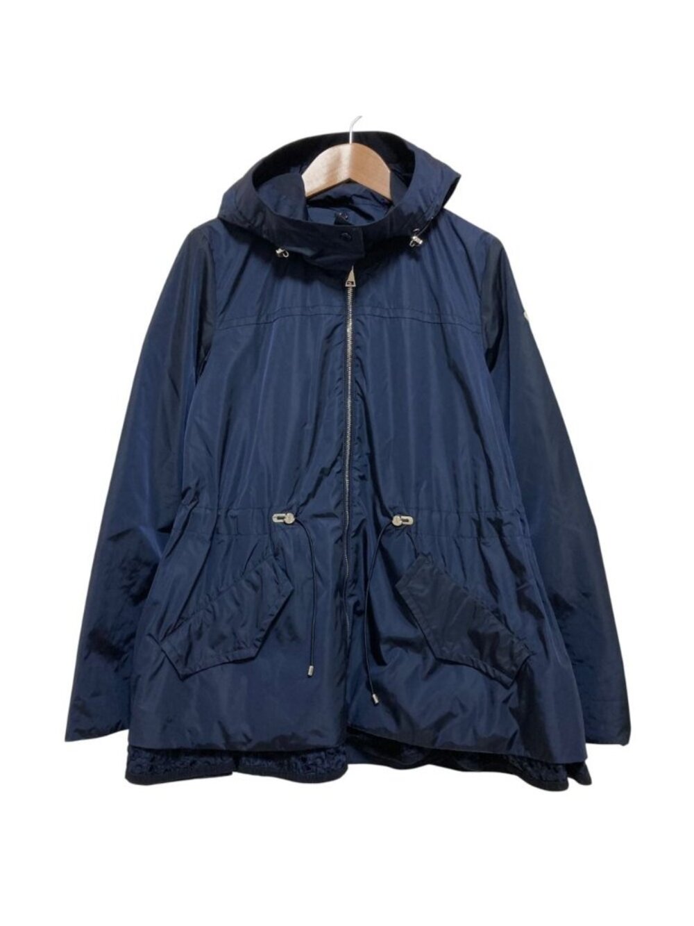 Moncler Lotus Nylon Coat Navy 0